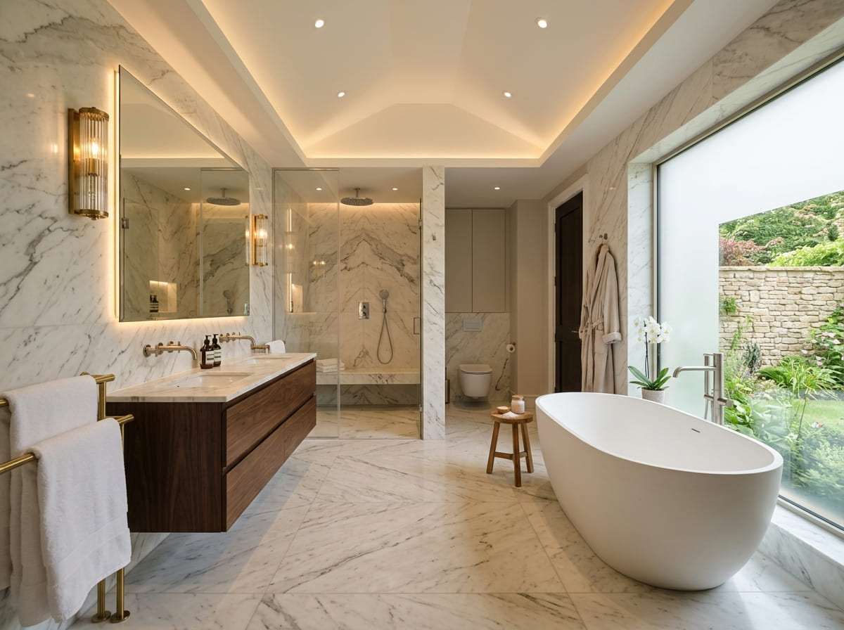 Custom Bathroom Renovation in Bethpage